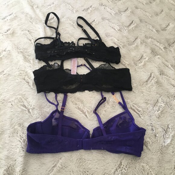 savage x fenty 3 lace bra's size 34 B - Picture 6 of 6